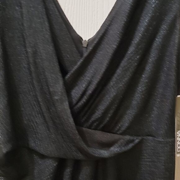 New Donna Ricco‎ Cross Front Bodycon Dress Size 2 - Picture 3 of 9